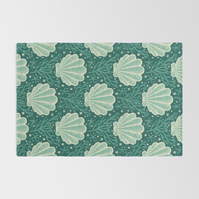 Seashell - sea green Rug Gallery Image 2