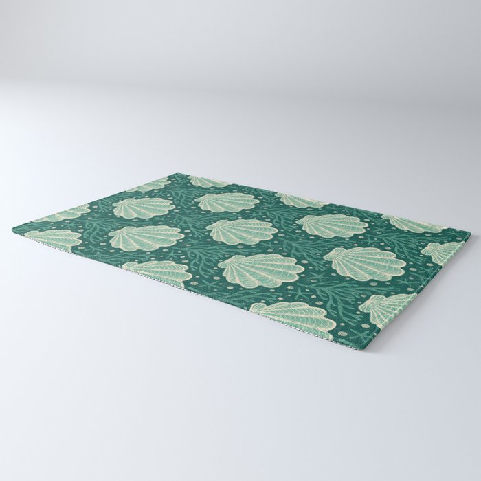 Seashell - sea green Rug Gallery Image 3