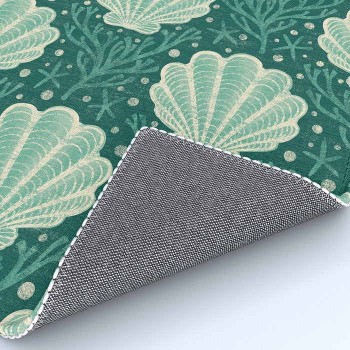 Seashell - sea green Rug Gallery Image 4