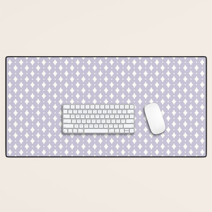Vintage Stars II Lilac Desk Mat Gallery Image 1