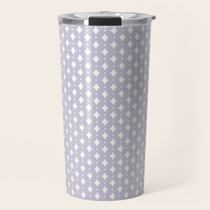 Vintage Stars II Lilac Travel Mug Gallery Image 1