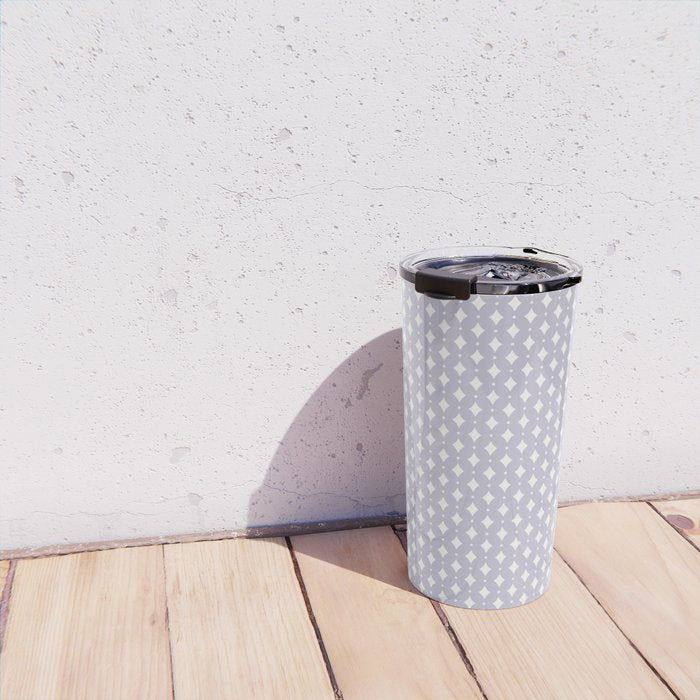 Vintage Stars II Lilac Travel Mug Gallery Image 4