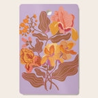 Orange flowers Cutting Board Gallery Image 1