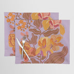 Orange flowers Placemat Gallery Image 1