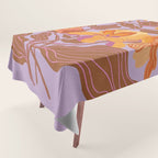 Orange flowers Tablecloth Gallery Image 1