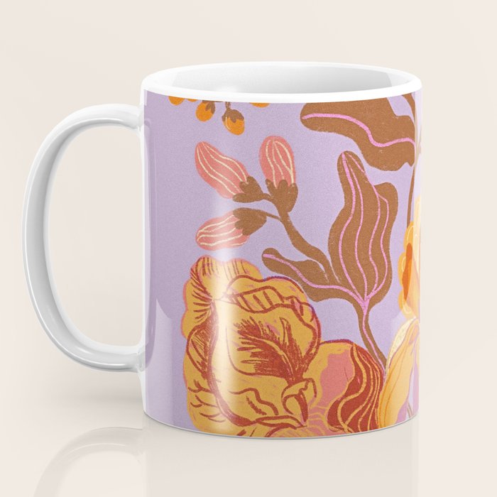 Orange flowers Coffee Mug Gallery Image 3