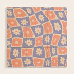 Floral thirteen Wood Wall Art Gallery Image 1