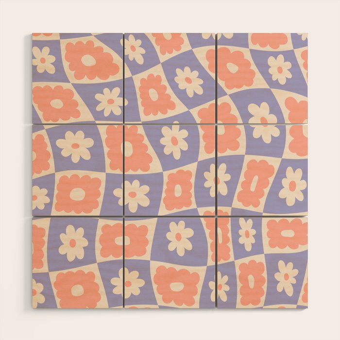 Floral thirteen Wood Wall Art Gallery Image 1