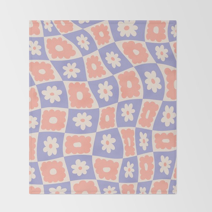 Floral thirteen Throw Blanket Gallery Image 2