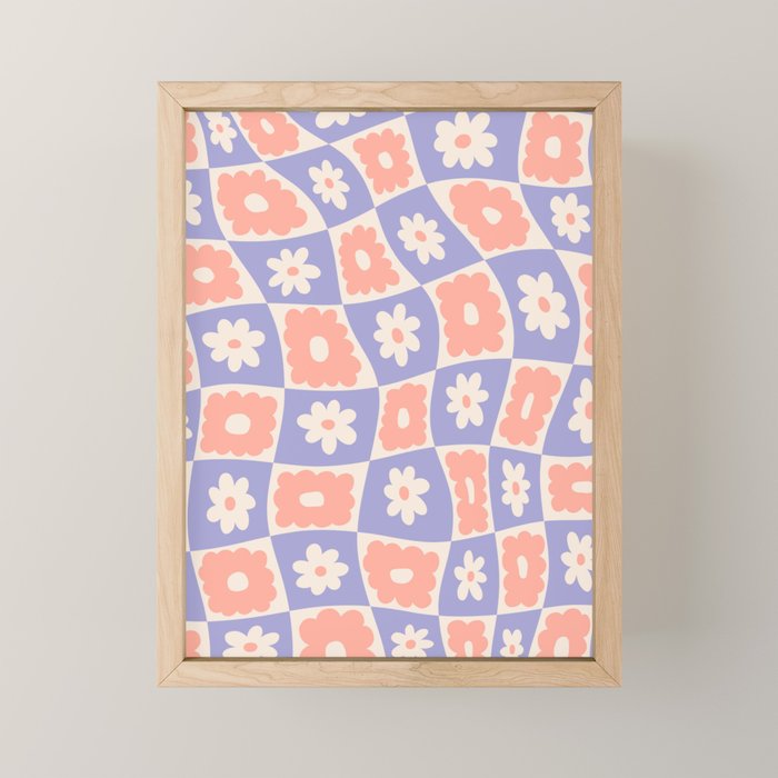 Floral thirteen Mini Art Print Gallery Image 1