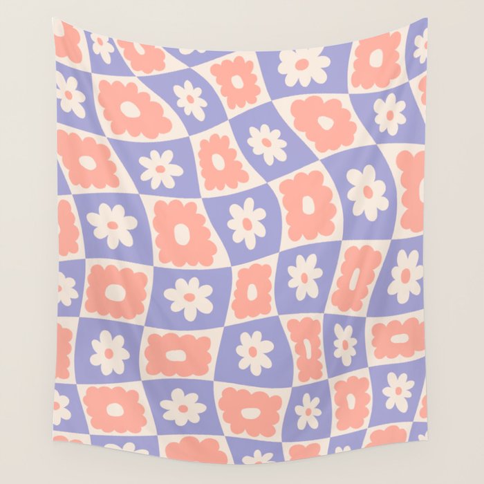 Floral thirteen Wall Tapestry Gallery Image 4
