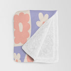 Floral thirteen Throw Blanket Gallery Image 3