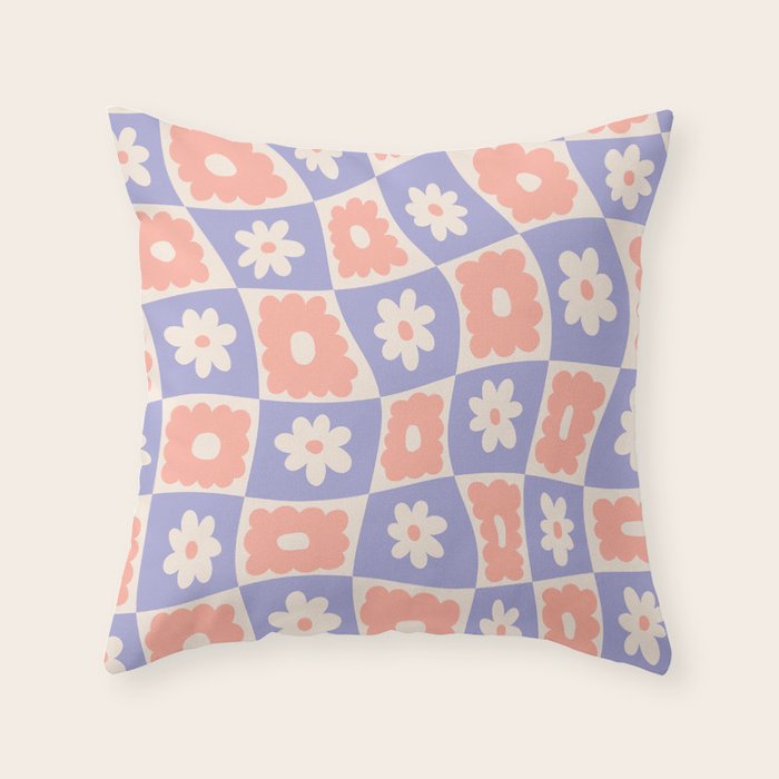 Floral thirteen Throw Pillow Gallery Image 6