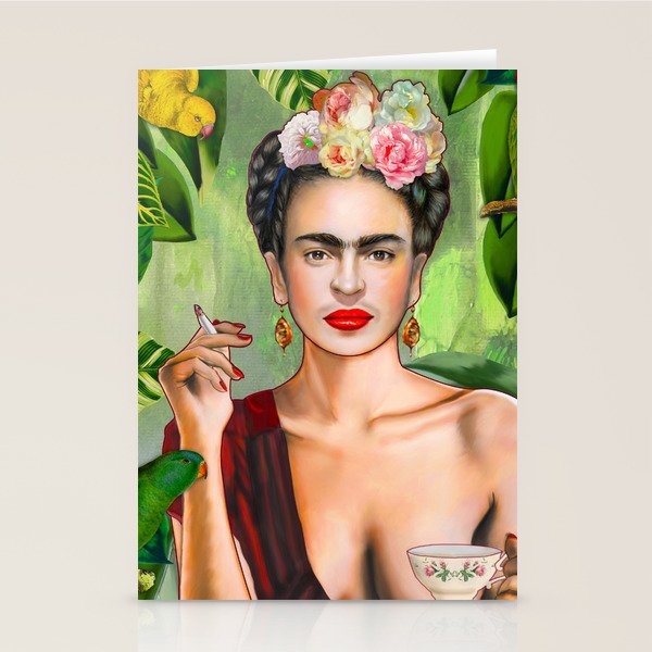 Frida con Amigos Stationery Card Gallery Image 2