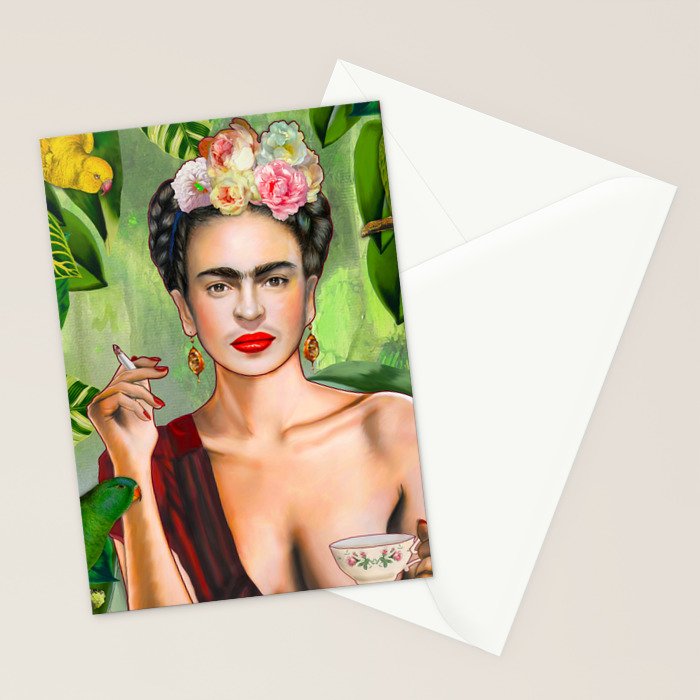 Frida con Amigos Stationery Card Gallery Image 2