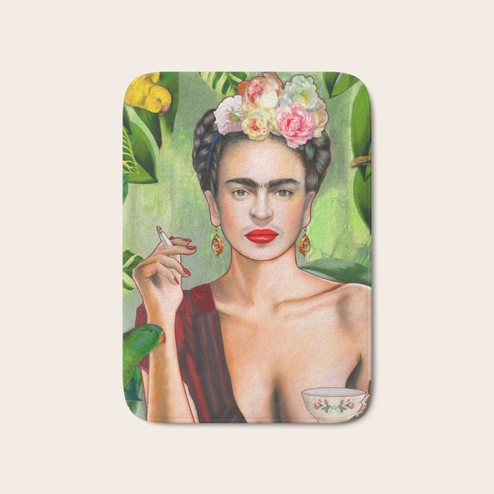 Frida con Amigos Bath Mat Gallery Image 1