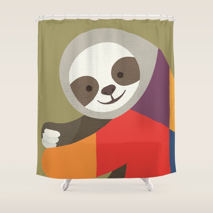 Sloth Shower Curtain Gallery Image 1