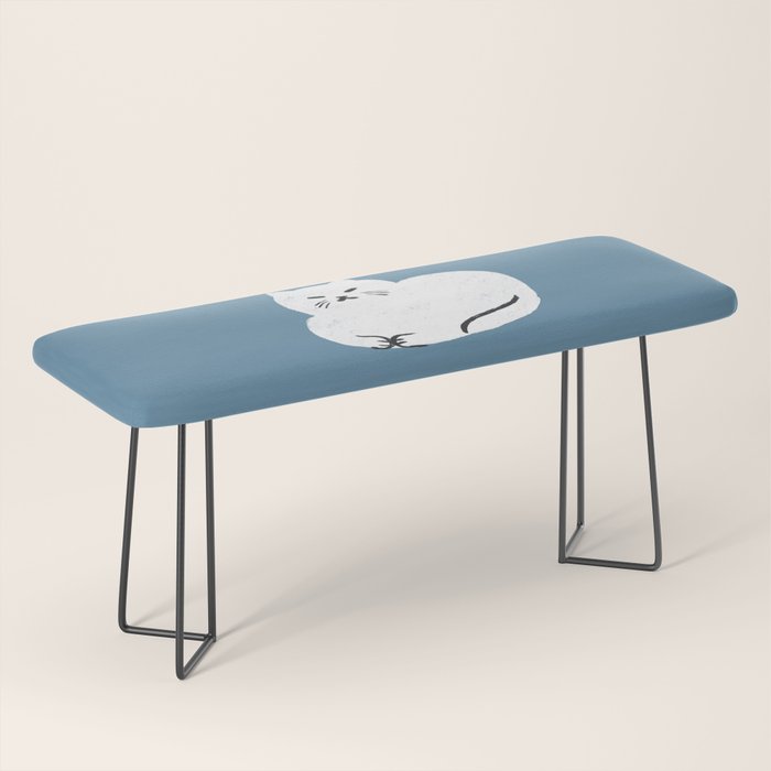 Comfy Cat WarmBlue Bench Gallery Image 1