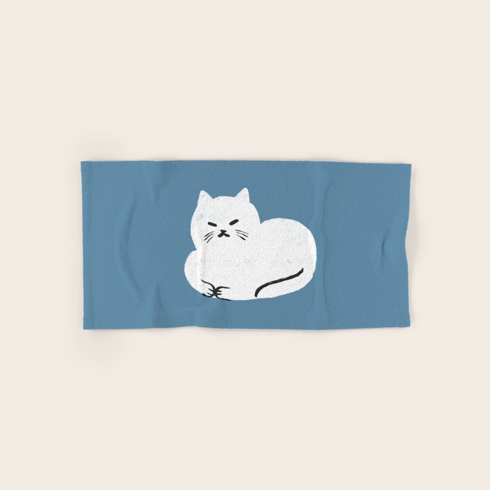 Comfy Cat WarmBlue Towels Gallery Image 1