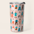 Women empower women feminist illustration collection. International womens day 8 of march graphic Travel Mug Gallery Image 2