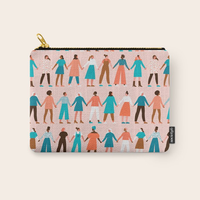 Women empower women feminist illustration collection. International womens day 8 of march graphic Carry All Pouch Gallery Image 1