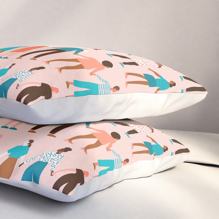 Women empower women feminist illustration collection. International womens day 8 of march graphic Pillow Sham Gallery Image 3