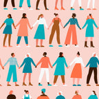 Women empower women feminist illustration collection. International womens day 8 of march graphic Coffee Mug Gallery Image 2