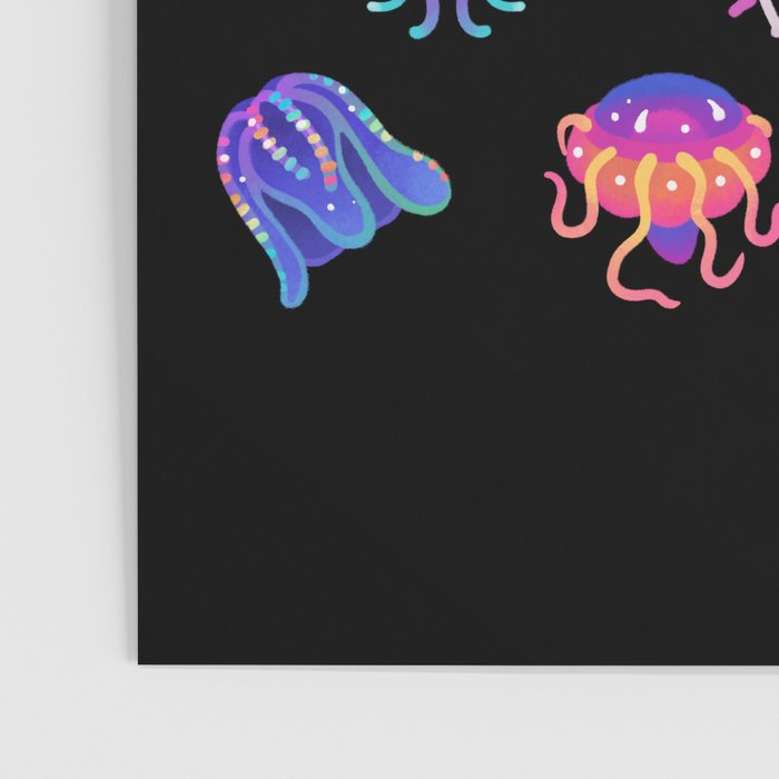 Jellyfish Day - dark Poster Gallery Image 3