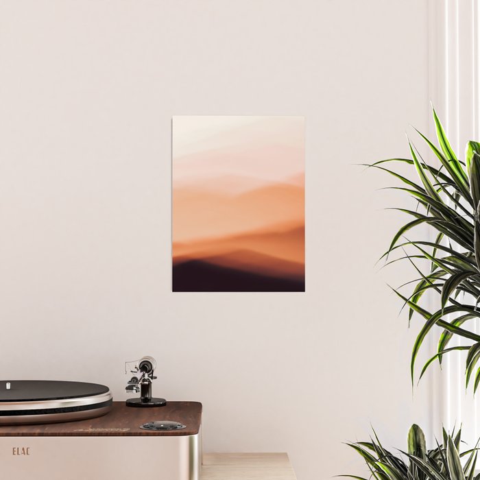 Terracotta Mountains Poster Gallery Image 2