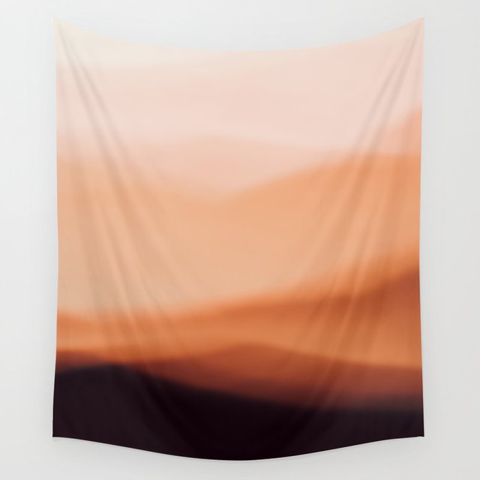 Terracotta Mountains Wall Tapestry Gallery Image 4