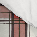 Holiday Plaids - Rustic checks Red Comforter Gallery Image 4