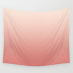 Ombre Pink Coral Wall Tapestry Gallery Image 4