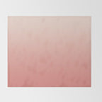 Ombre Pink Coral Throw Blanket Gallery Image 2