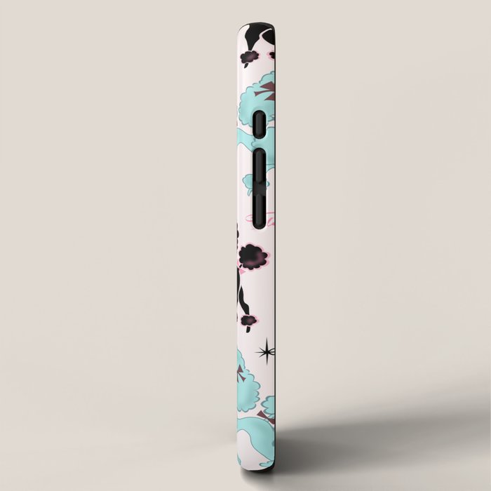 Poodlerama Retro Poodles iPhone Case Gallery Image 2