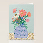 Colorful Summer Vase  Stationery Card Gallery Image 2