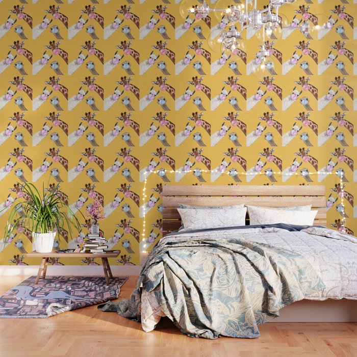 Bubble Gum Gang in Yellow Wallpaper Gallery Image 3