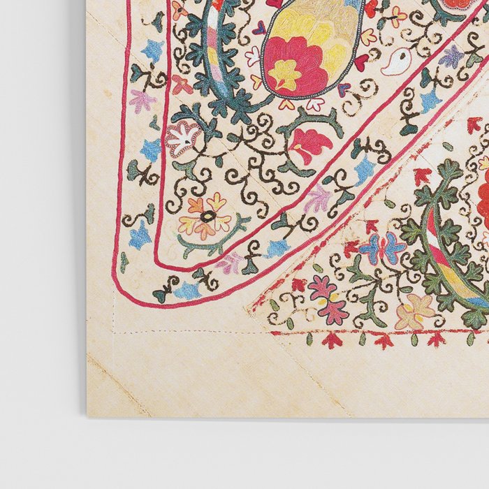 Lakai Suzani Uzbekistan Central Asian Embroidery Print Poster Gallery Image 3