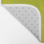 Retro Lime Green Minimalist Abstract Color Block Rothko Midcentury Modern Art Bath Mat Gallery Image 2