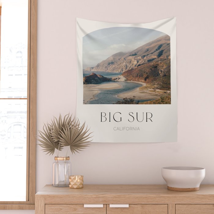 Big Sur California Wall Tapestry Gallery Image 2