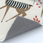 Deer In the Snowy Forest Rug Gallery Image 4