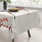 Deer In the Snowy Forest Tablecloth Gallery Image 3