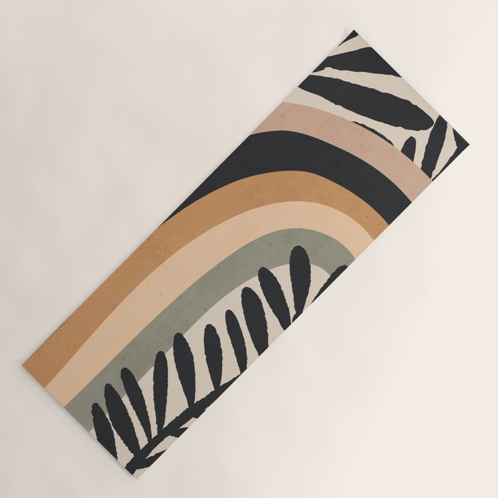 Abstract Art Rainbow 2 Yoga Mat Gallery Image 1