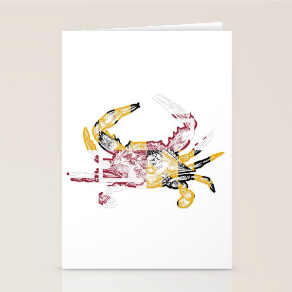 Maryland Crab Stationery Card Gallery Image 1