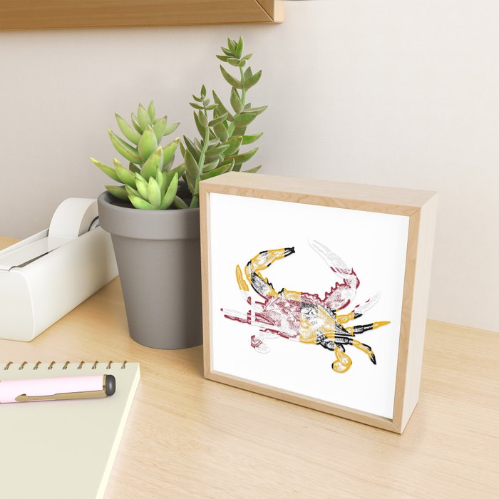 Maryland Crab Mini Art Print Gallery Image 2