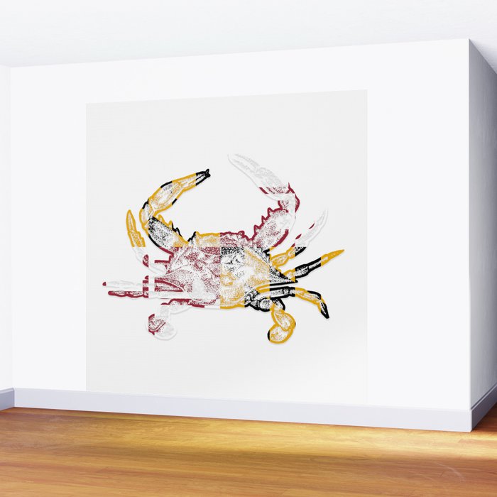 Maryland Crab Wall Mural Gallery Image 2
