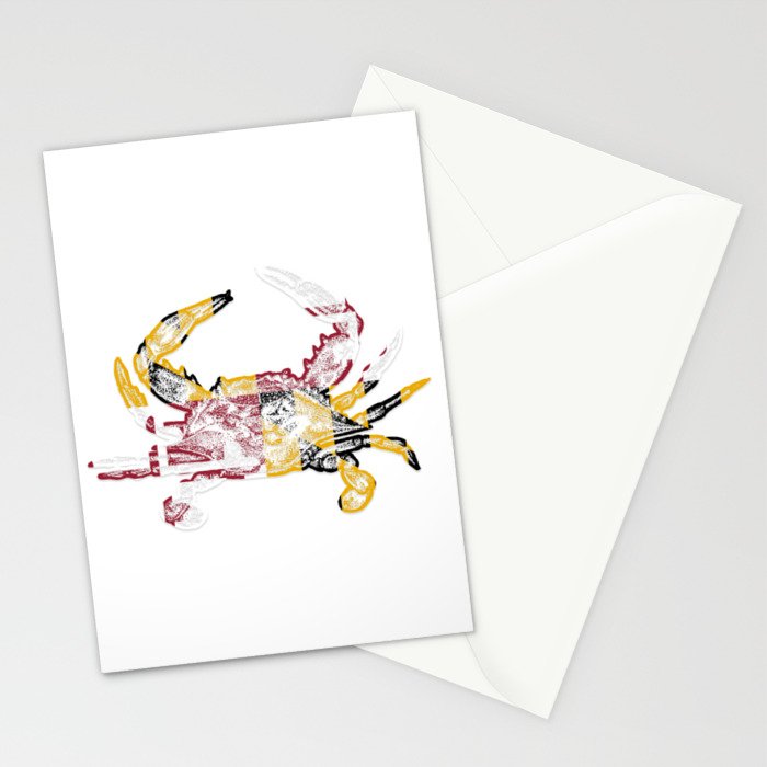 Maryland Crab Stationery Card Gallery Image 2