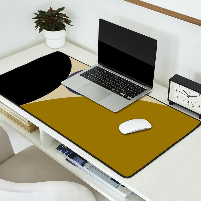 Circular Abstract IX Desk Mat Gallery Image 2