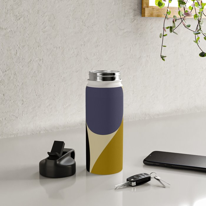 Circular Abstract IX Water Bottle Gallery Image 4