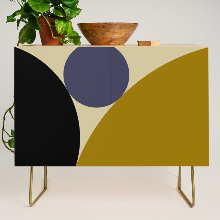 Circular Abstract IX Credenza Gallery Image 1