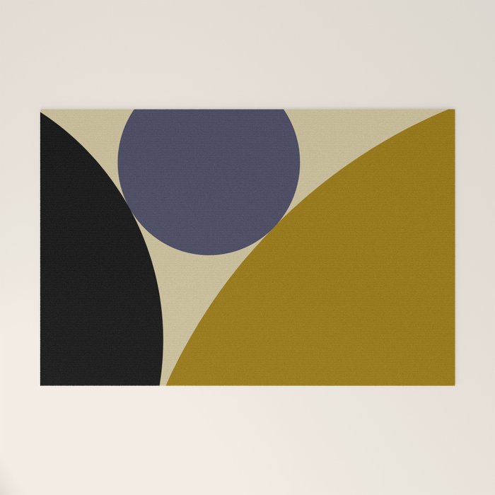 Circular Abstract IX Welcome Mat Gallery Image 1